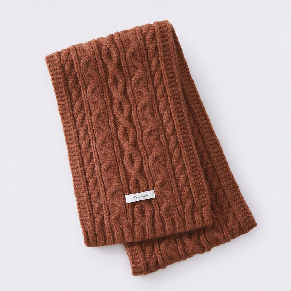 Warm Solid Color Cable Knit - DippedShop Wholesale - #5667