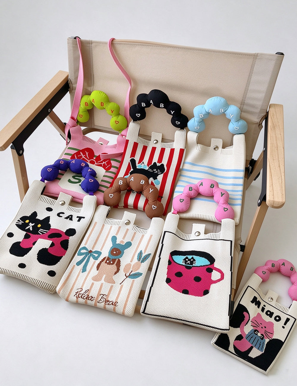 Sweet Mini Knit Portable Crossbody - DippedShop Wholesale - #6675