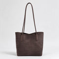 Vintage Woven Shoulder Bag With - DippedShop Wholesale - #1763