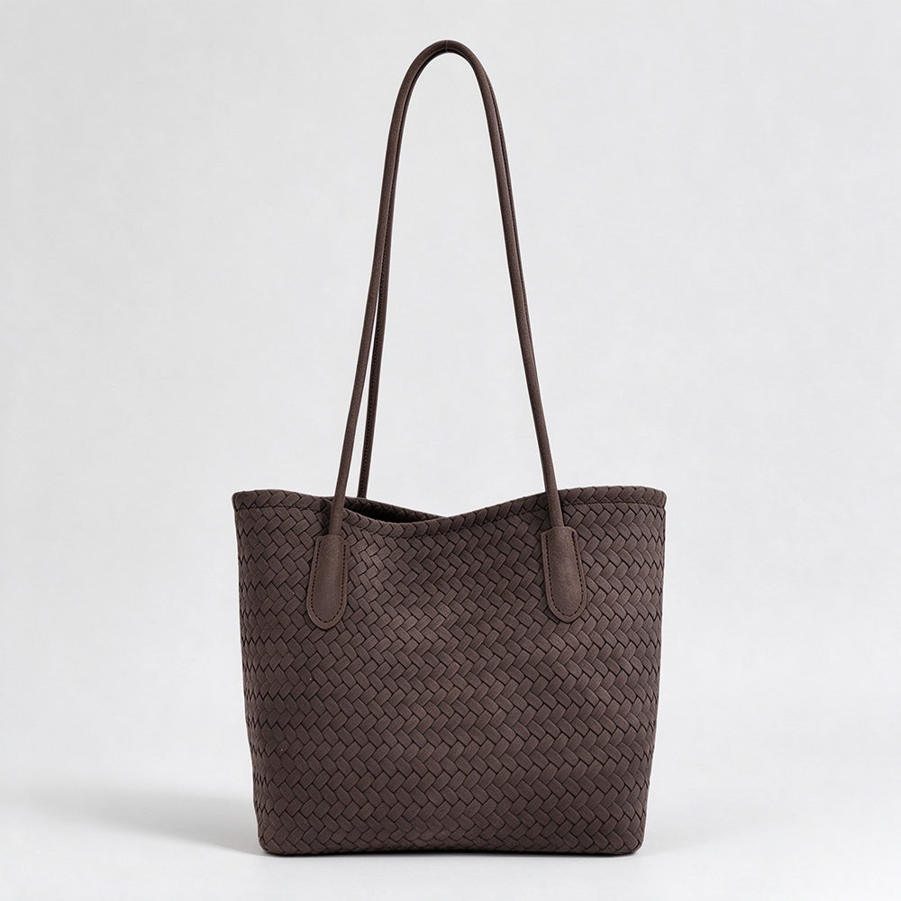 Vintage Woven Shoulder Bag With - DippedShop Wholesale - #1763