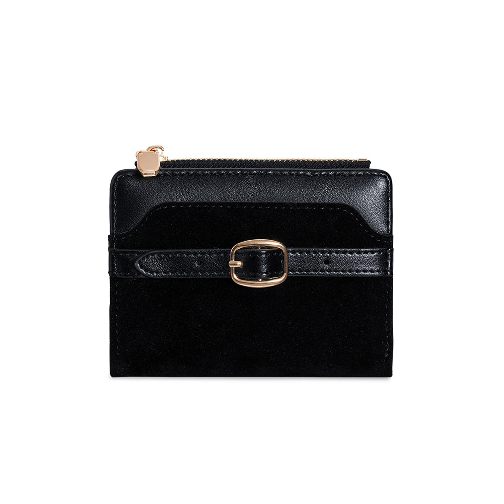 Suede Patchwork Bifold Wallet - DippedShop Wholesale - #4163