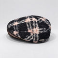 Plaid Fluffy Beret Hat - DippedShop Wholesale - #1091