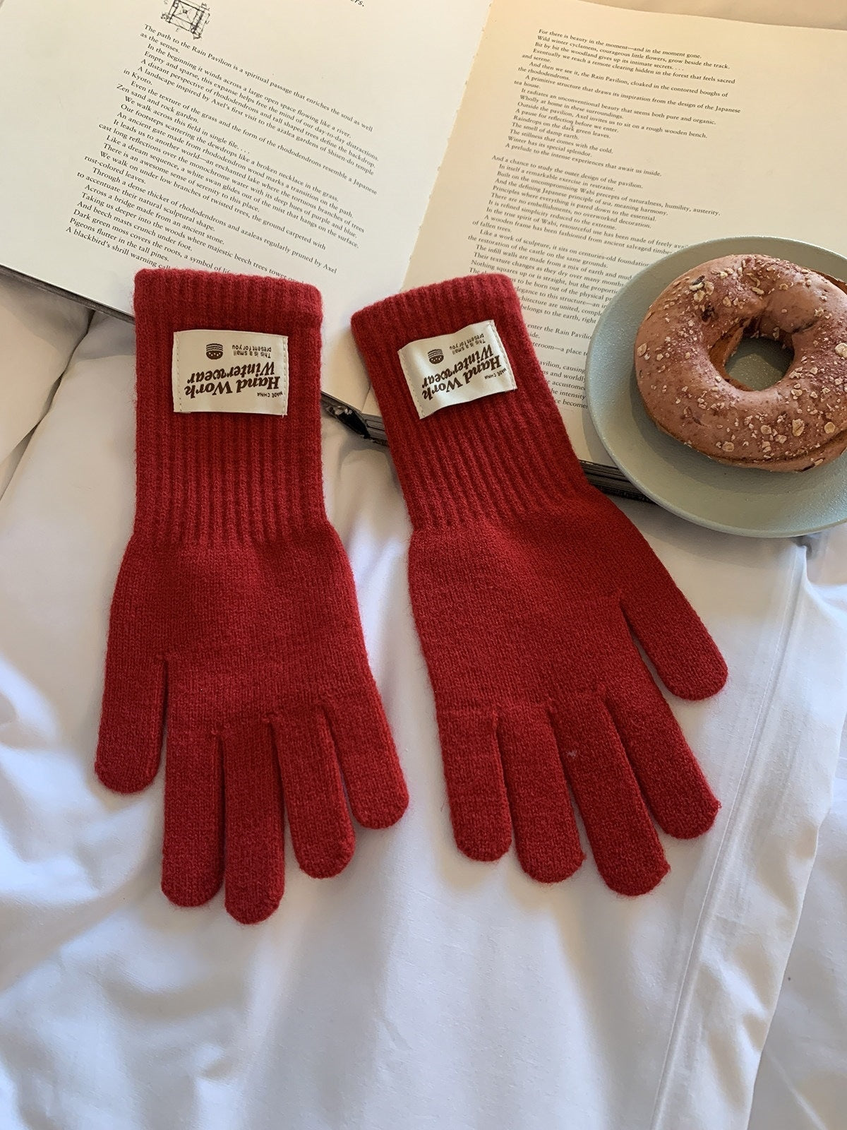 Minimalist Solid Color Full Finger Warm Gloves 6W6GLO88