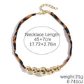 Elegant Shell Starfish Pendant Silk Scarf Necklace 6W6JNC1006