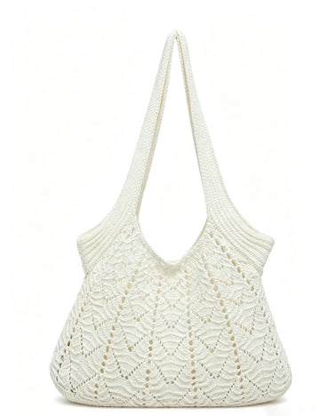 Hollow Knit Shoulder Bags - DippedShop Wholesale - #1523