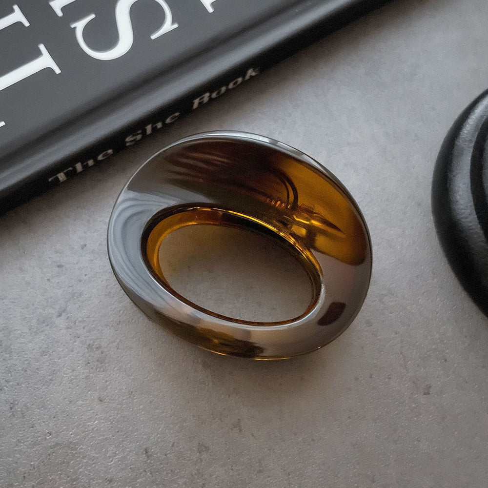 Mini Oval Hair Claw - DippedShop Wholesale - #1347