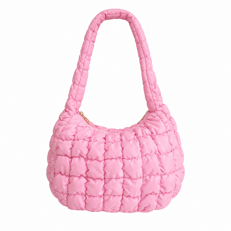 Casual Ruched Puffer Quilted Cloud Shoulder Bag 6W10BBG1812