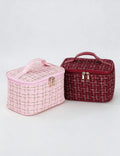 Plaid Tweed Makeup Bag - DippedShop Wholesale - #6947