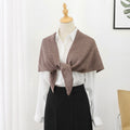 Fashion Hollow Out Knit Triangle Shawl Wrap 6W6NSC47