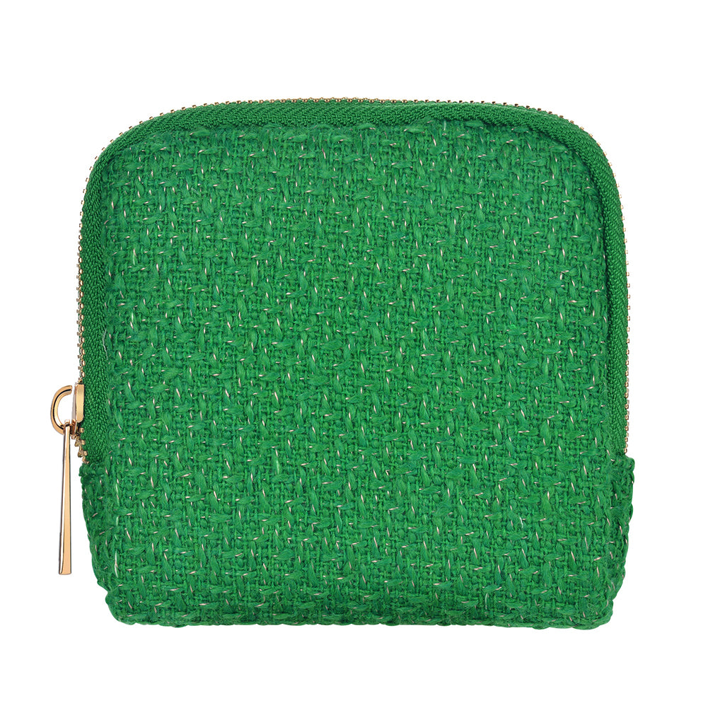 Tweed Jewelry Organizer Pouch - DippedShop Wholesale - #0499