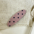Cute Polka Dot Non Crease Snap Hair Clip 6W6HCP1625