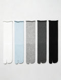 Fashion Solid Color Lightweight  Slouch Tabi Socks 6W8FSO534