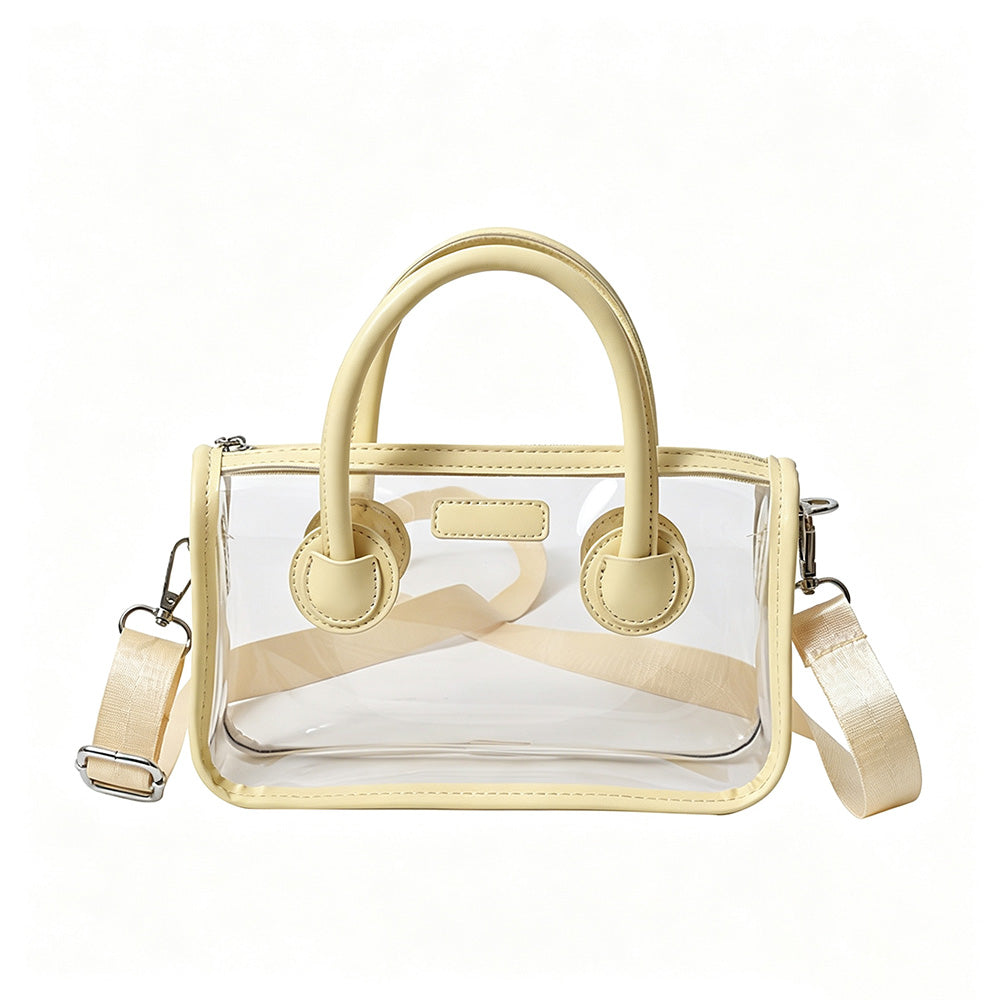 Casual Transparent Color Block Crossbody Bag 6W10BBG2128