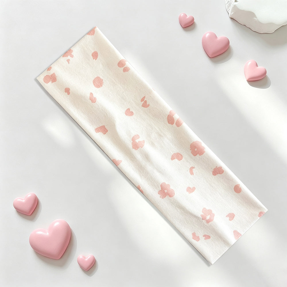 Sweet Floral Print High Elastic Headband 6W6HBD412