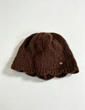 Elegant Solid Color Wool Blend Knit Beanie Hat 6W6HAT548