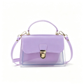 Stylish Clear Jelly Square Handbag Crossbody Bag 6W10BBG2113