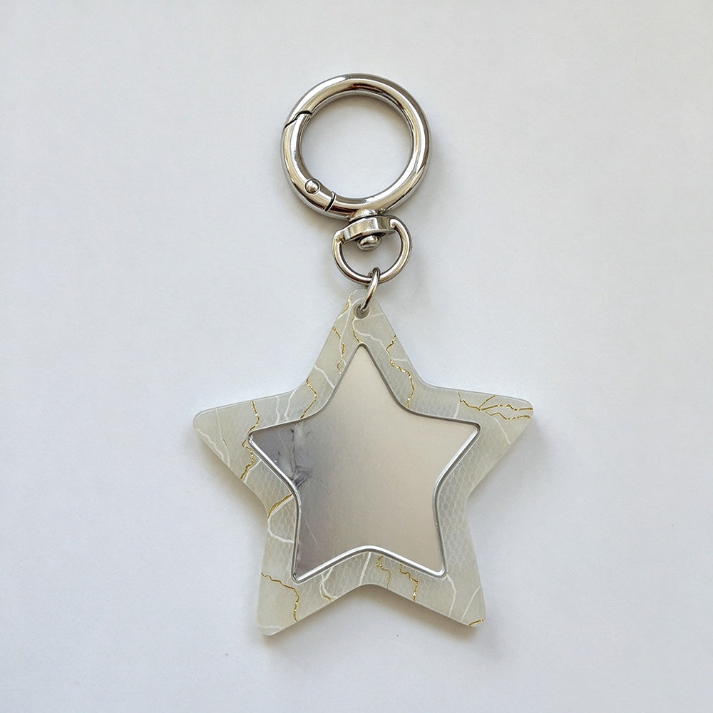 Cute Five-Point Star Mirror Pendant Bag Charm 6W10BBC860