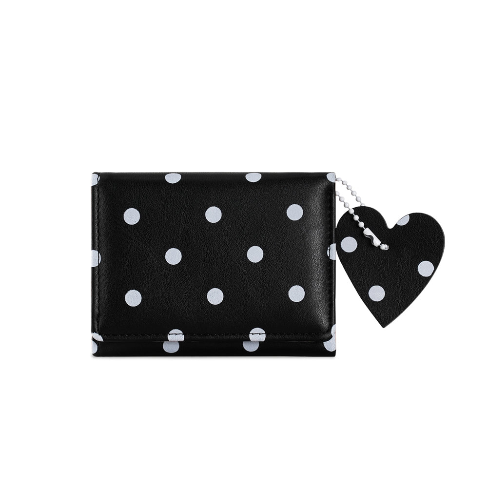 Trifold Heart Charm Wallet - DippedShop Wholesale - #8083