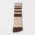 Striped Five Finger Socks - DippedShop Wholesale - #3123