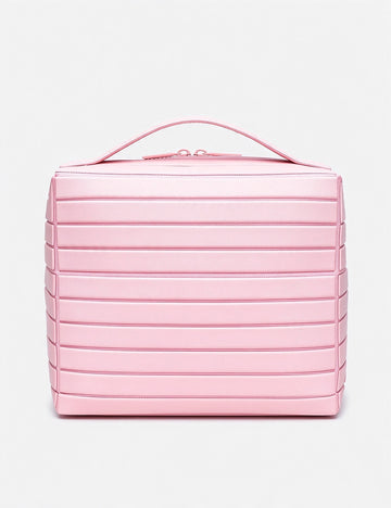 Trendy Striped Large Capacity Foldable Makeup Bag 6W5CO393