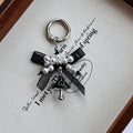 Handmade Bowknot Mushroom Kaychain Bag Charm 6W10BBC411