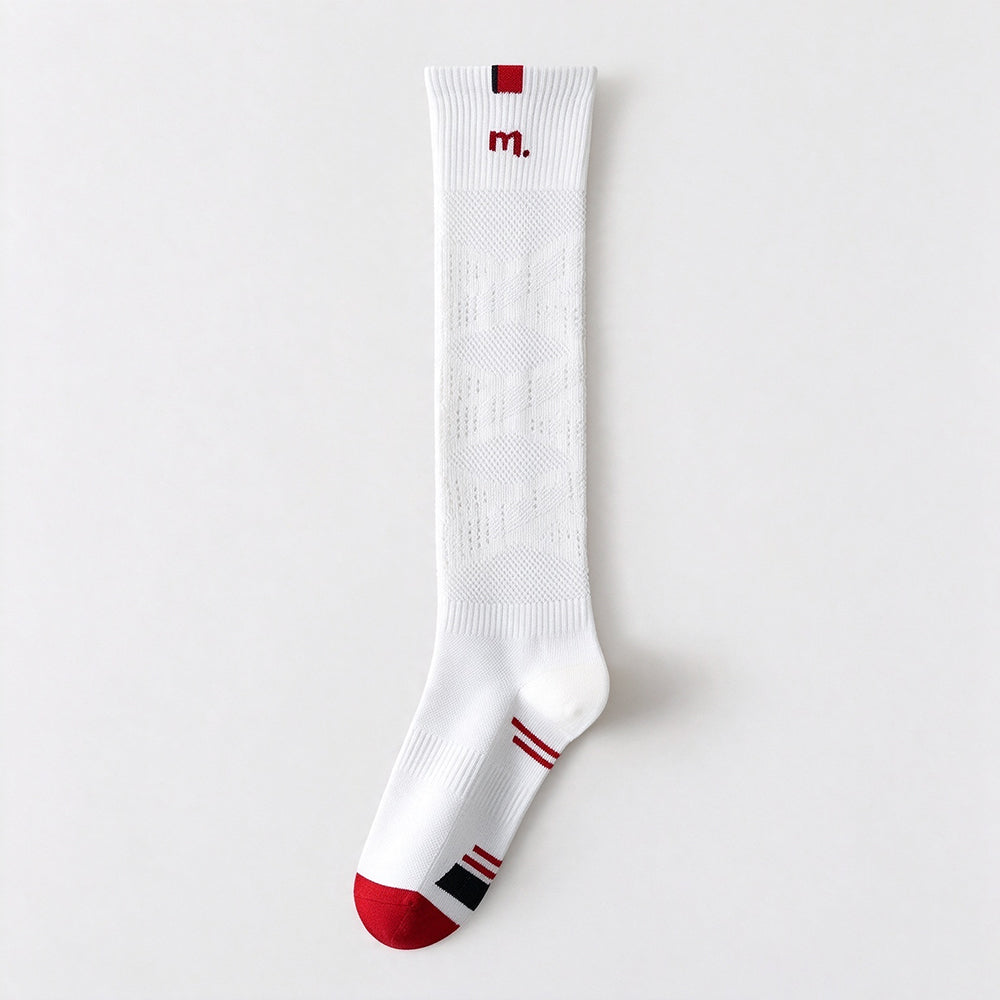 Stylish Color Block Striped Over Knee High Socks 6W8FSO1011