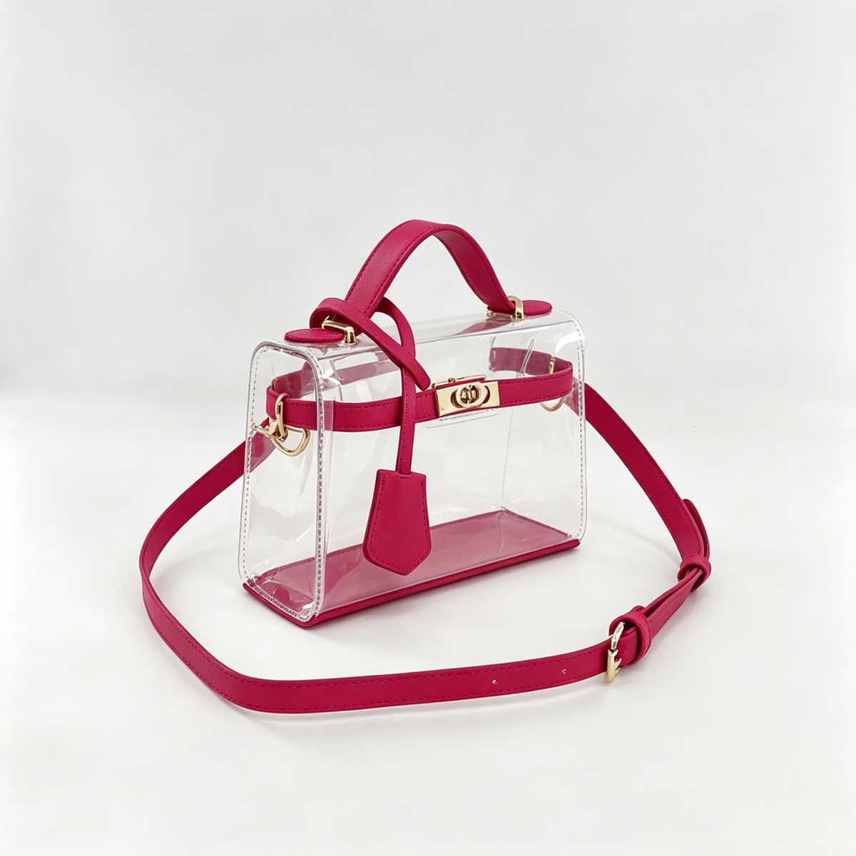 Minimalist Transparent Jelly Shoulder Bag 6W10BBG2116