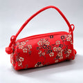 Elegant Floral Jacquard Color Block Handbag 6S10BBG1556