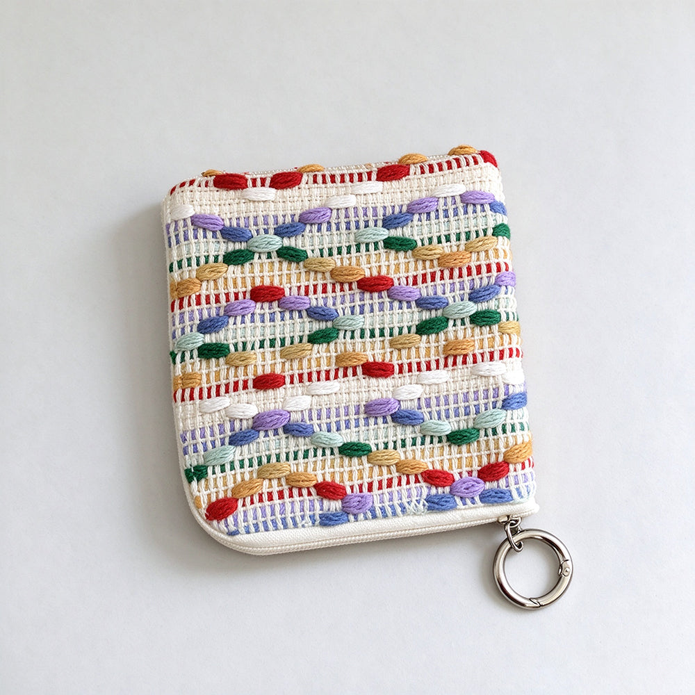 Retro Embroidered Cotton Linen Coin Purse 6W10BWB384