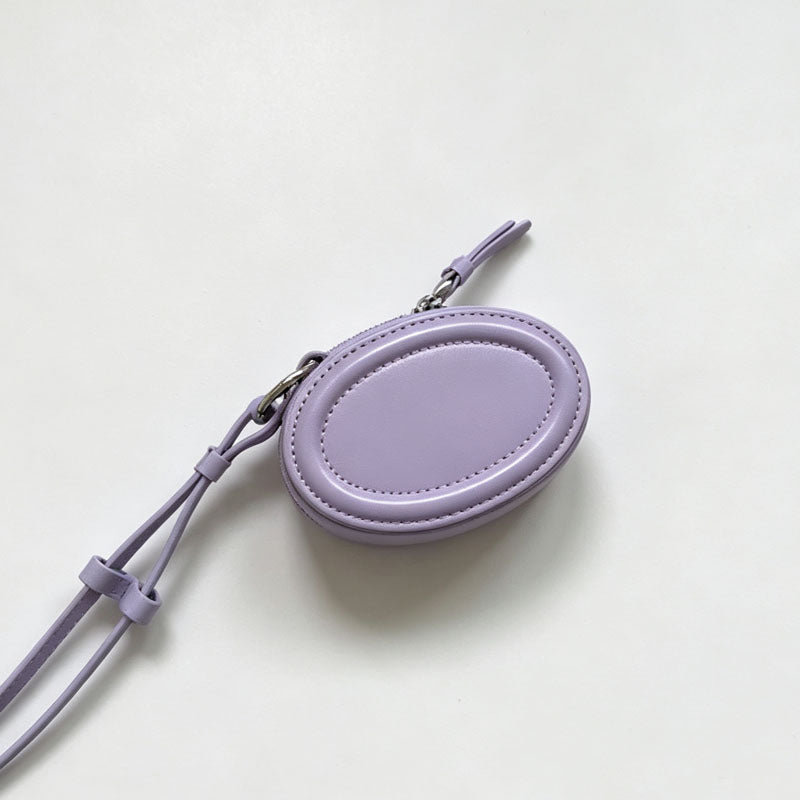 Simple Solid Coloe Oval Case Earbud Case 6S10BWB102