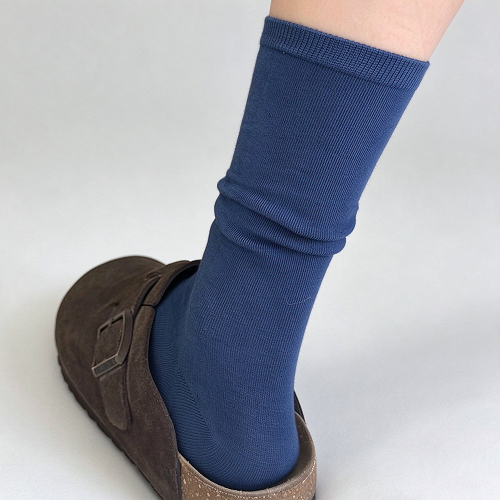 Cotton Slouchy Crew Socks - DippedShop Wholesale - #1795