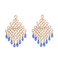 Boho Resin Bead Tassel Earrings - DippedShop Wholesale - #6211