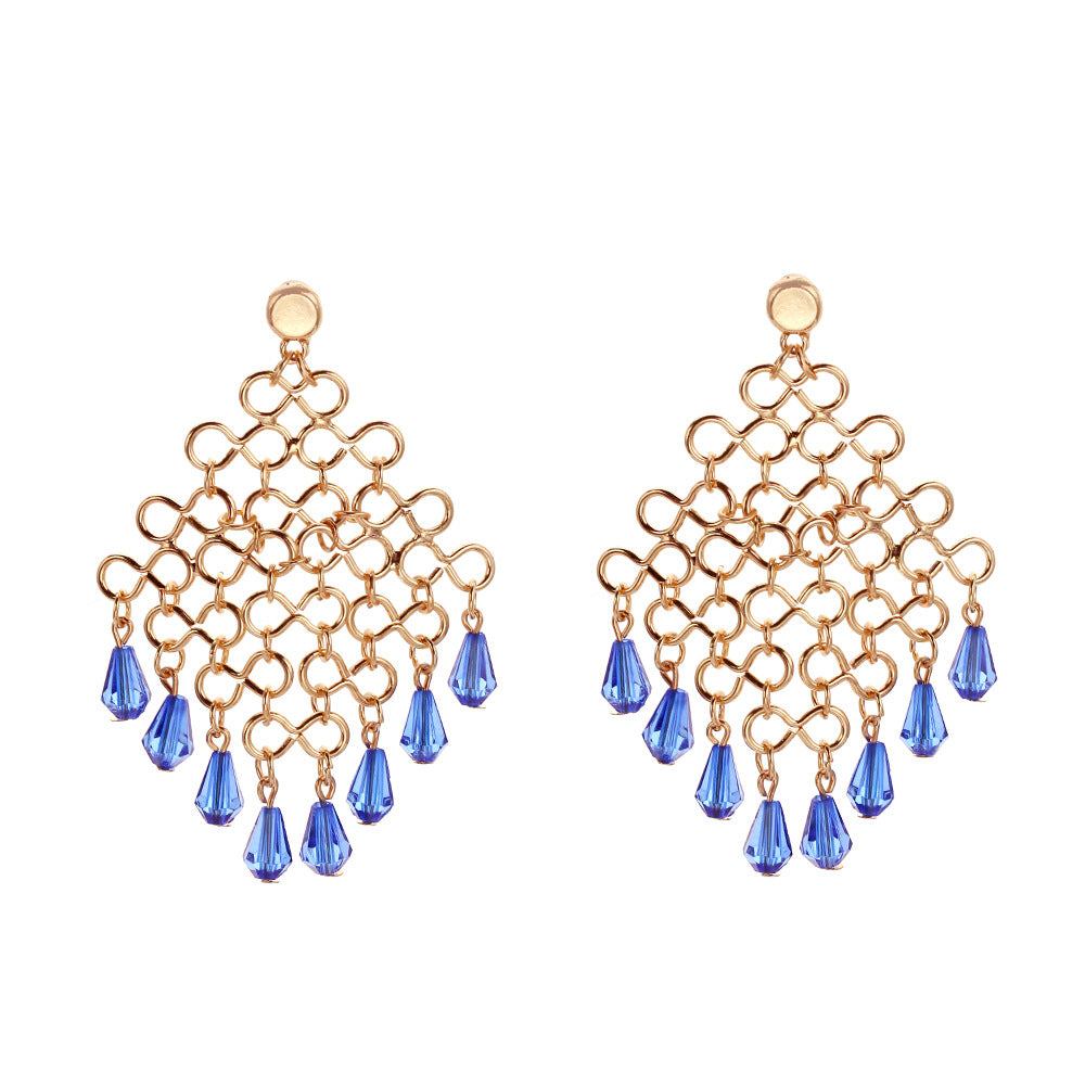 Boho Resin Bead Tassel Earrings - DippedShop Wholesale - #6211