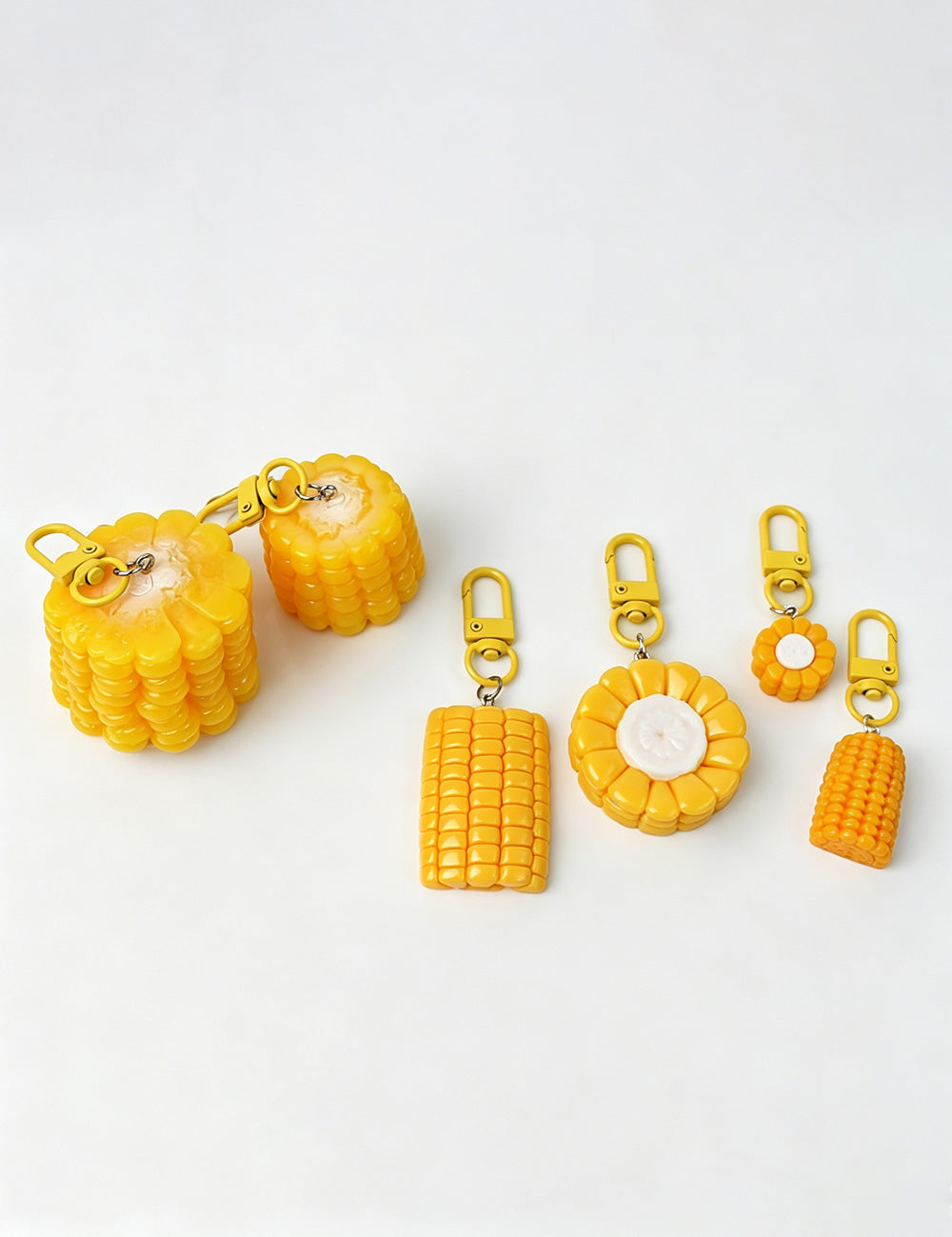 3D Corn Keychain Bag Charm - DippedShop Wholesale - #9443