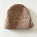 Simple Wool Blend Solid Color Knit Beanie Hat 6W6HAT542