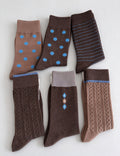 Polka Dot Diamond Mid-Calf Socks - DippedShop Wholesale - #5651