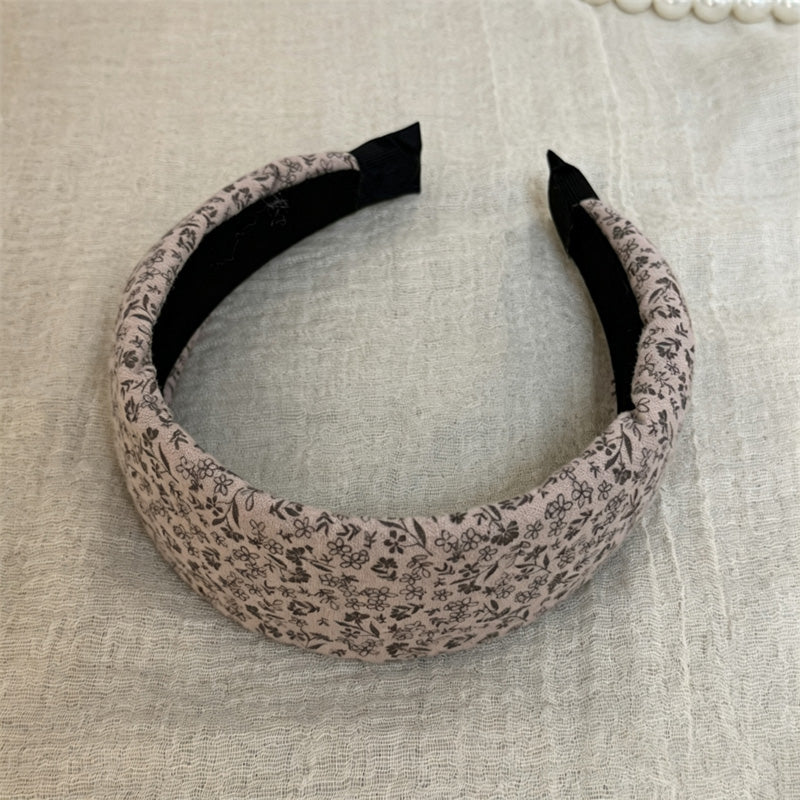 Vintage Floral Print Non-Slip Wide Headband 6W6HBD319