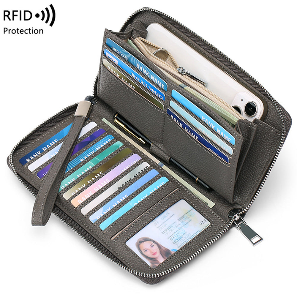 Large Capacity Zipper Wallet - DippedShop Wholesale - #8883
