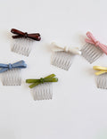 Cute 3D Bow Knot Clip Hair Comb 6W6HCP1259
