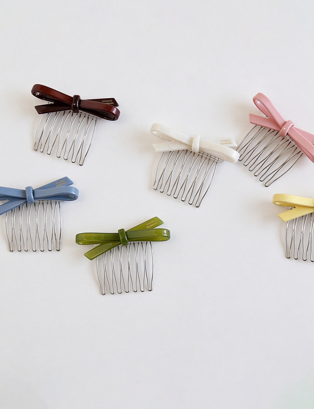 Cute 3D Bow Knot Clip Hair Comb 6W6HCP1259