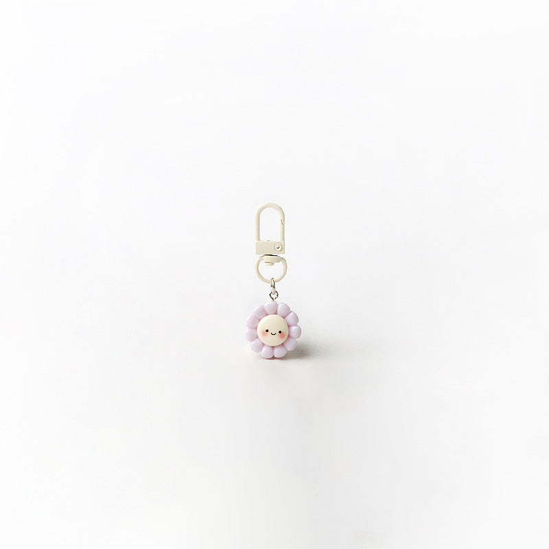 Cute Smile Floral Pendant Keychain Bag Charm 6W10BBC673