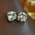 C-shape Stud Earrings - DippedShop Wholesale - #6115