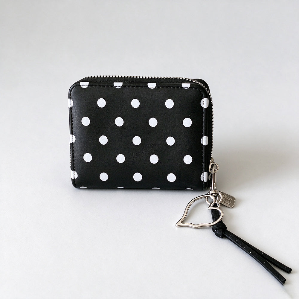 Polka Dot Zipper Wallet - DippedShop Wholesale - #8947