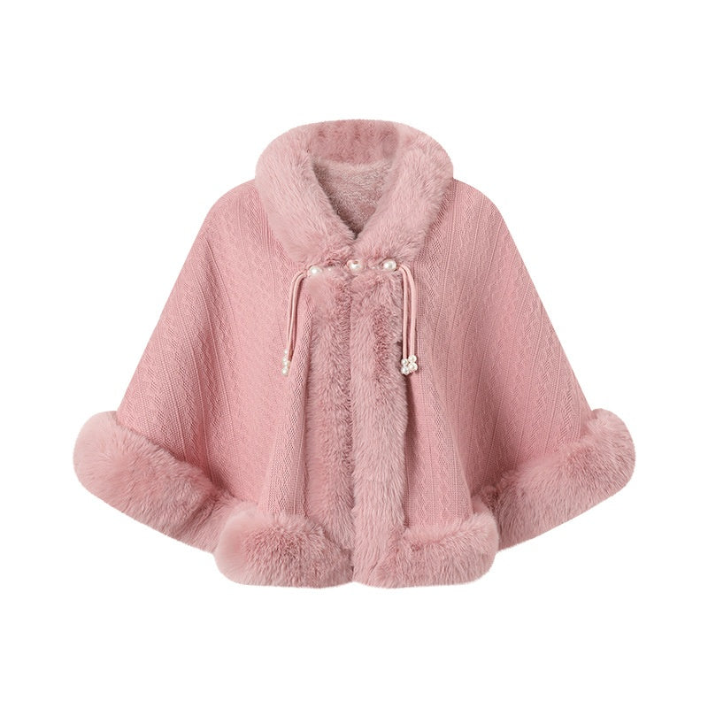 Knit Poncho Cardigan Cape - DippedShop Wholesale - #2227