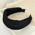 Trendy Ruched Solid Color Wide Headband 6W6HBD310