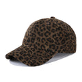 Trendy Corduroy Leopard Print Baseball Cap 6W6HAT821