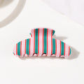Striped Hair Claw - DippedShop Wholesale - #0803