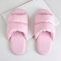 Trendy Color Block Striped Non-Slip Indoor Slippers 6W8FSP288
