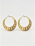 Cut-Out Geometric Hoop Earrings 6W6JER776