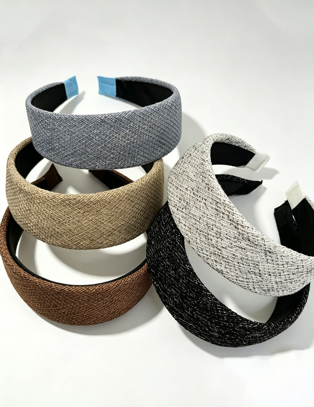 Retro Woven Tweed Textured Wide Headband 6W6HBD328